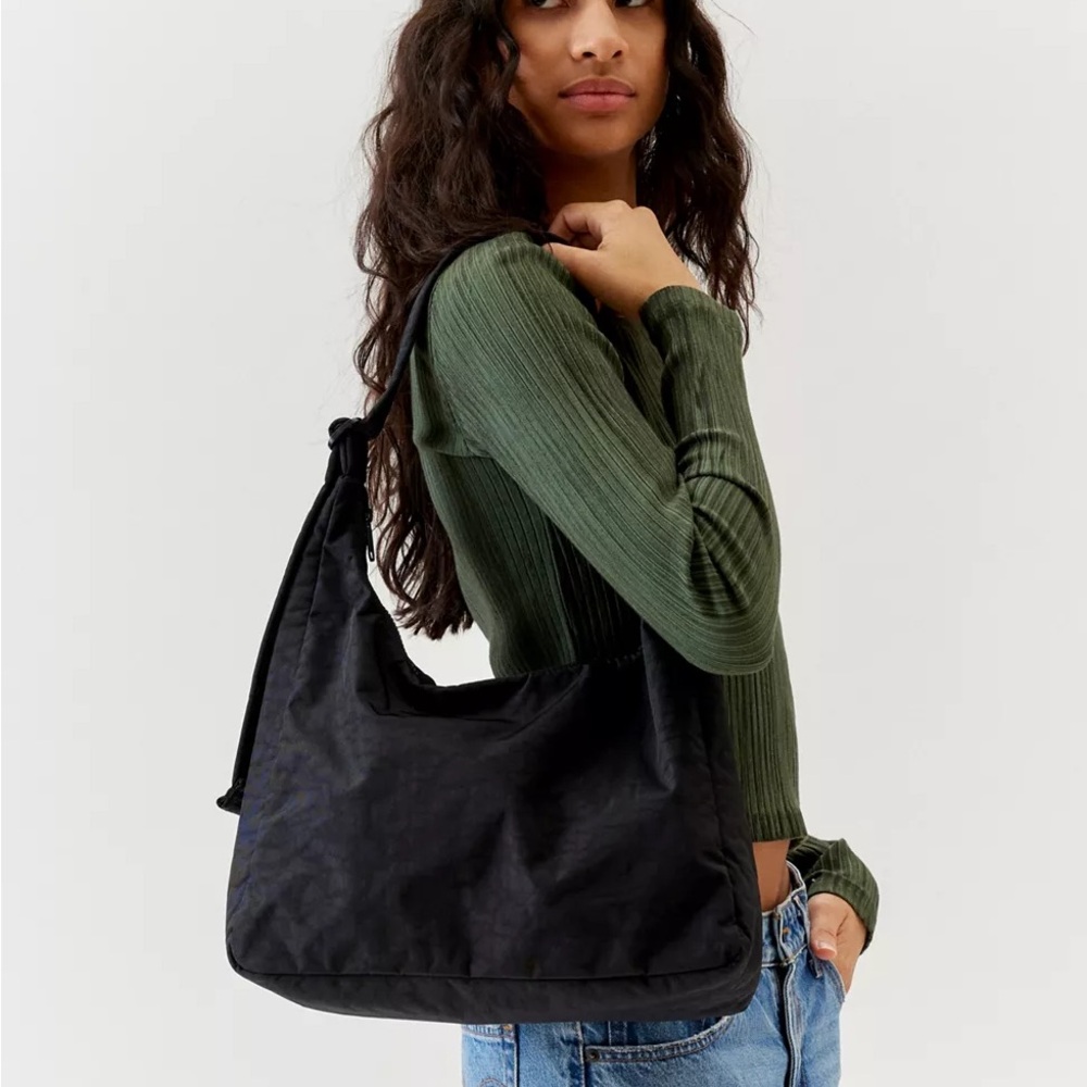 Black BAGGU Nylon Shoulder Bag